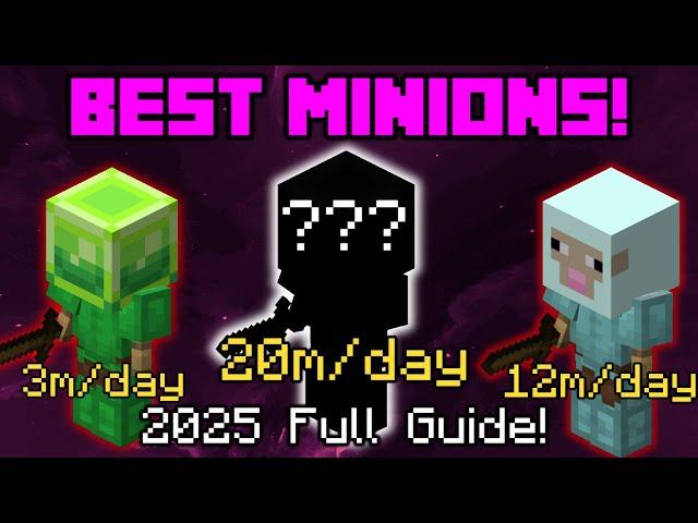 The BEST Minion Setups in Hypixel Skyblock!