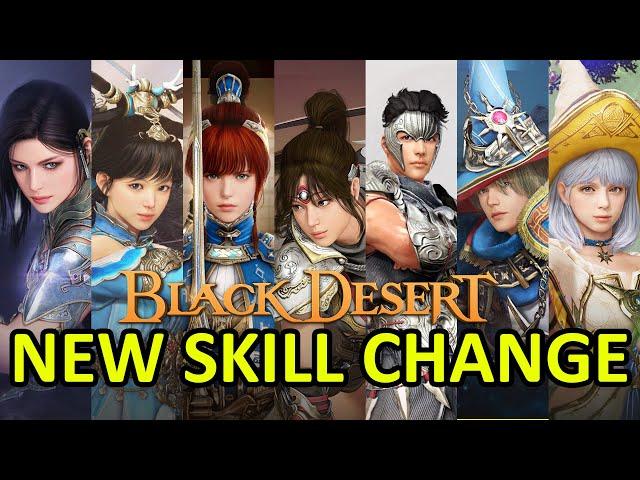 NEW SKILL CHANGE PREVIEW Sorceress, Tamer, Valkyrie, Kunoichi, Ninja, Wizard, Witch Black Desert BDO