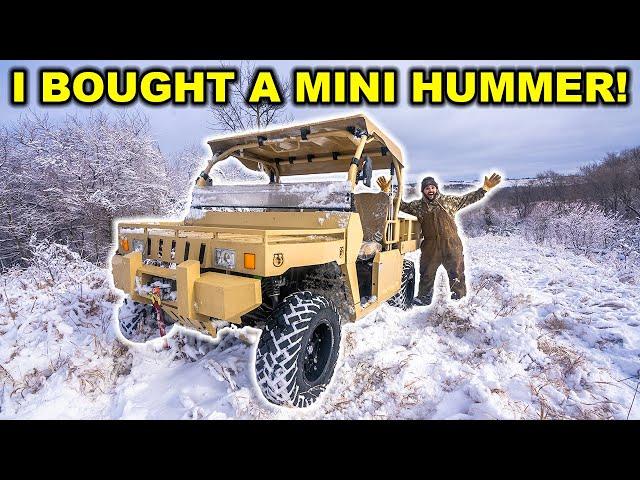 I Bought a MINI Off-Road HUMMER!!! (Immediately Crashed It)