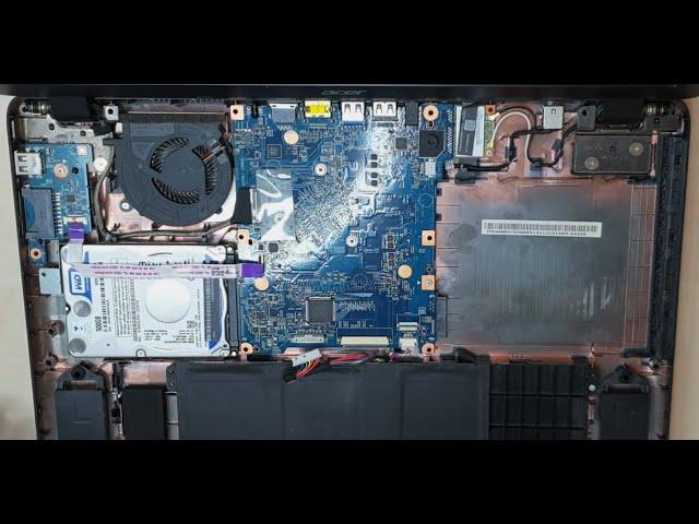 Acer Aspire ES1-512 Disassembly and cleaning / thermal paste replacement + ram upgrade