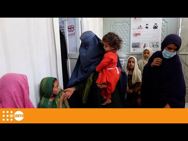 Pregnant Afghan refugees receiving vital support from UNFPA