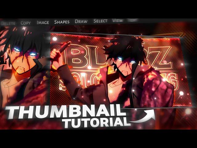 How To Make AMV/Edit Thumbnail On Android | @Blubzz Thumbnail Preset | IbisPaintX Tutorial #gfxpack