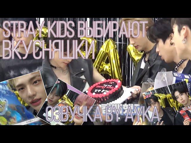 [Русская озвучка by Ayka] Stray Kids на IDOL CHAMP | Победа и любимые закуски