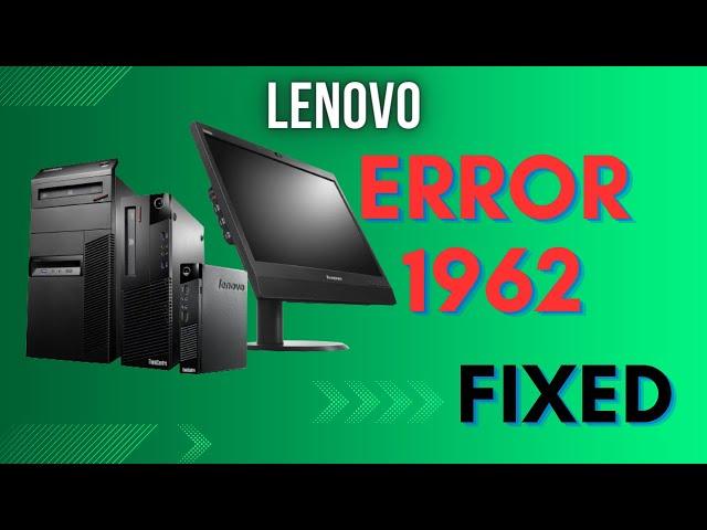 Error 1962: No Operating System Found Lenovo FIXED