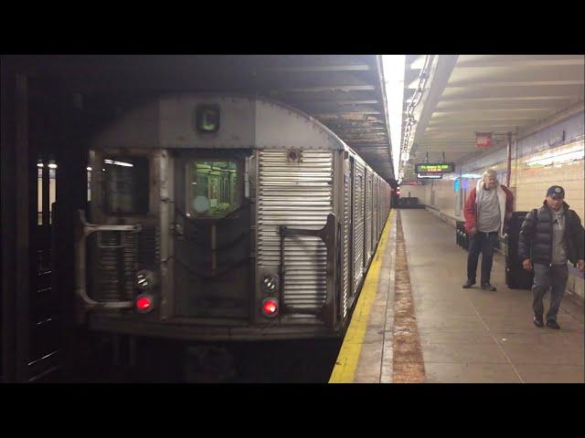 NYC Subway: IND R32 (C) Train @ Van Siclen Avenue (HD 60FPS)