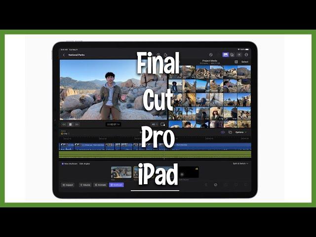 Move over DaVinci, here comes Final Cut Pro on the iPad!