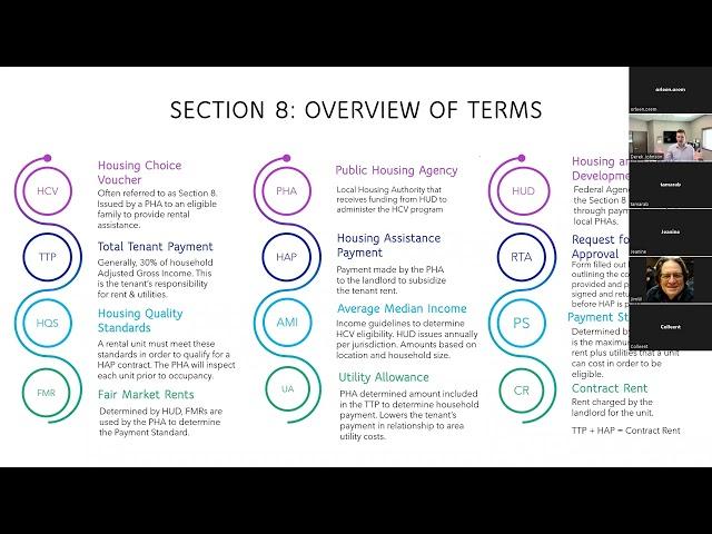 Section 8, Mainstream, & Emergency Vouchers - May 24,2022 MFP Training Sessions.