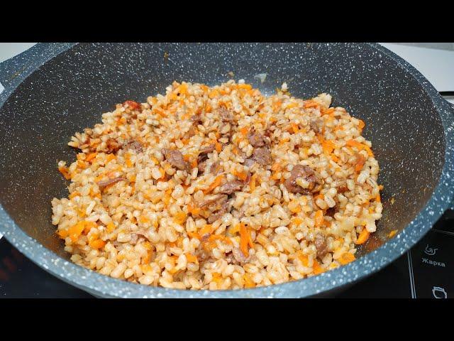 Barley Porridge with Stew. Feed the whole family for a penny!