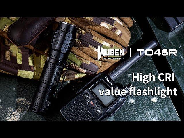 WUBEN TO46R Flashlight High CRI Value 1000 Lumens Flash Light