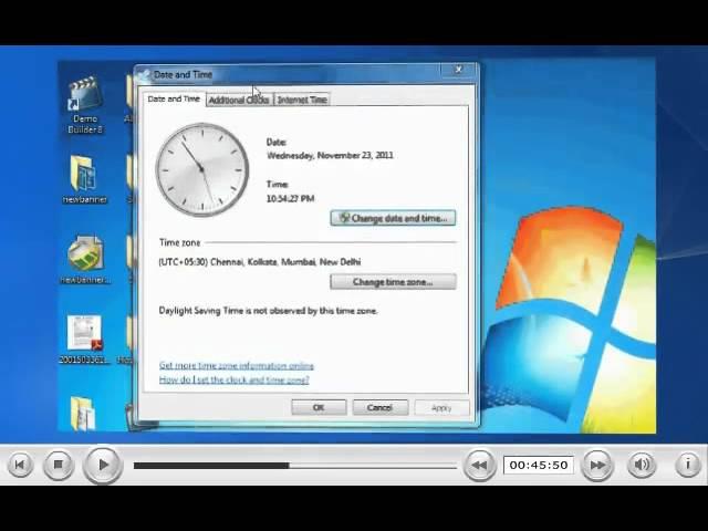 How To Change System Date & Time in Windows 7