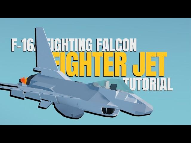 F-16A Fighting Falcon // Roblox Plane Crazy // Tutorial