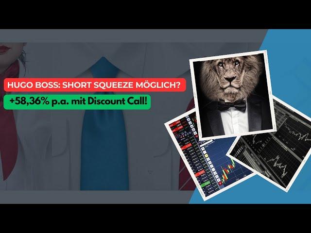 Hugo Boss: Short Squeeze möglich? +58,36% p.a. mit Discount Call Optionsschein!