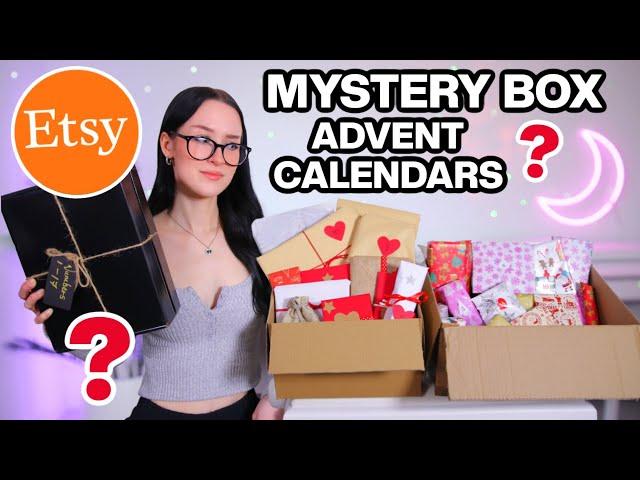 I Bought MYSTERY BOX ADVENT CALENDARS From Etsy...