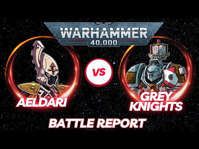 Warhammer 40,000 Battle Report: Aeldari vs Grey Knights