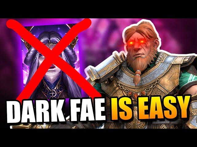 GNUT + 4 Epics/Rares for EASY DARK FAE FARMING!! | Raid: Shadow Legends