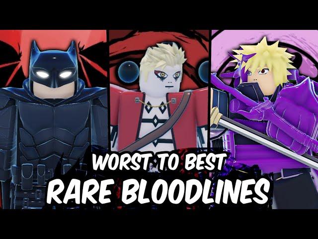 Every RARE Bloodline RANKED From WORST To BEST | Shindo Life Bloodline Tier List