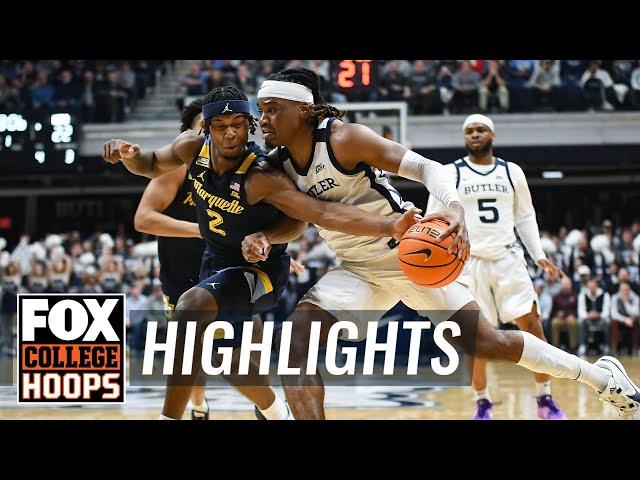 No. 4 Marquette Golden Eagles vs. Butler Bulldogs Highlights | CBB on FOX