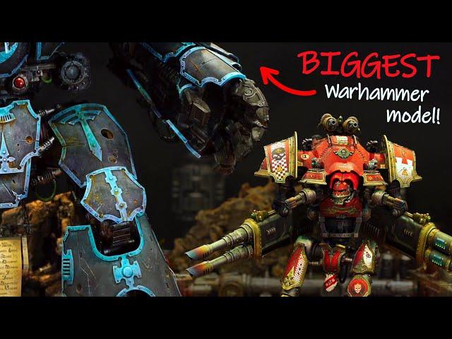 Warlord Titan vs Imperial Knights - WARHAMMER 40K battle report