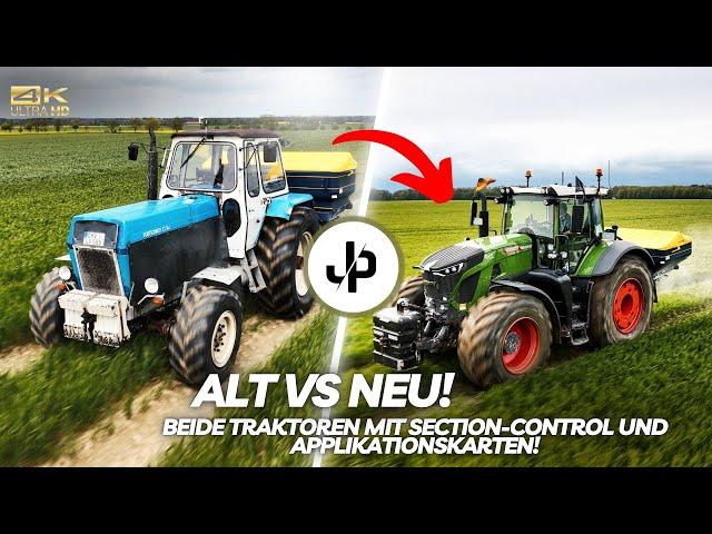 DDR Traktor düngt Teilflächenspezifisch! Alt VS Neu || JP Agrar