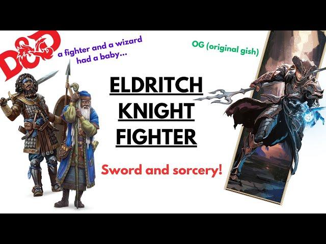 HOW TO PLAY AN ELDRITCH KNIGHT FIGHTER IN D&D 5E (2024)