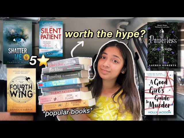 I Read the most *VIRAL* books- are they worth the hype?- MUST READ, 5 star reads, overrated books