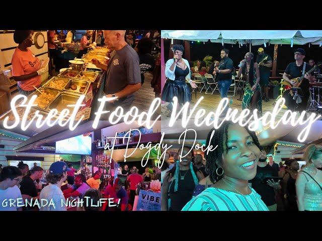 Nightlife in Grenada | Street Food Wednesday at Dodgy Dock ft. SOLID the Band!