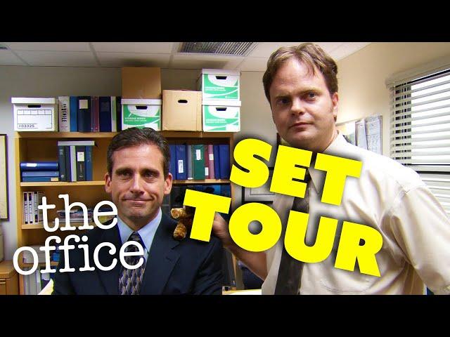 The Office Set Tour with Steve Carell and Rainn Wilson | A Peacock Extra | The Office US