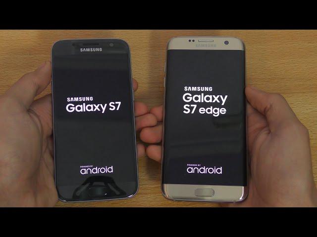 Samsung Galaxy S7 vs S7 Edge - Speed Test (4K)