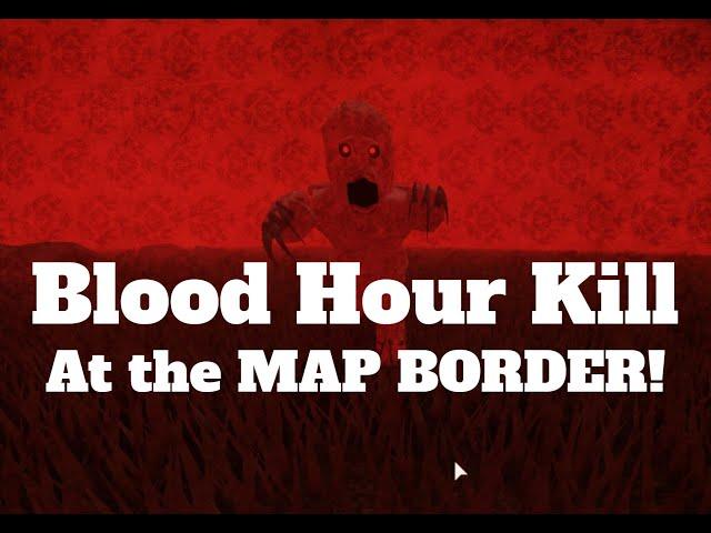 Blood Hour Kill at the MAP BORDER! - The Rake Fan Remake (Roblox)