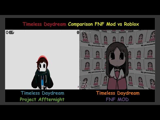 Timeless Daydream - Comparison FNF Mod vs Roblox