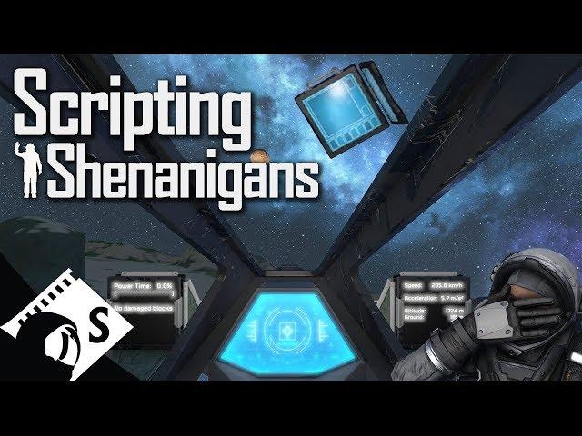 Space Engineers Tutorial: Intro to Scripts with Automatic LCDs by MMaster (survival tutorials, tips)