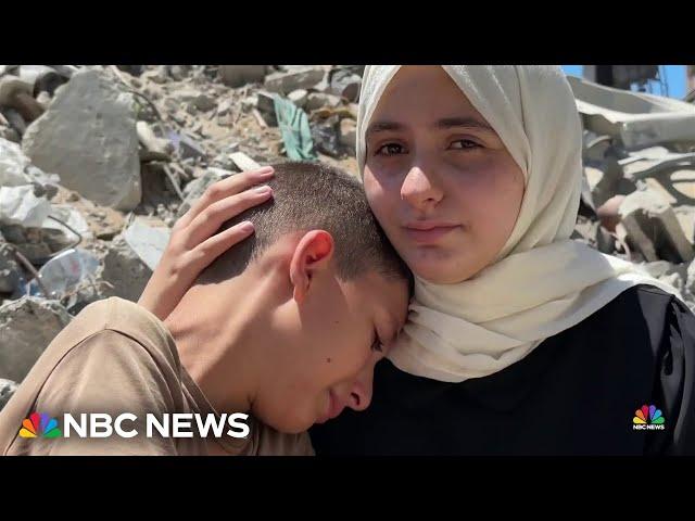 Palestinian siblings navigate childhood amid war in Gaza