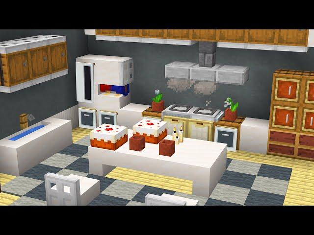 How to Make a MODERN KITCHEN in Minecraft 1.18 [No Mods]