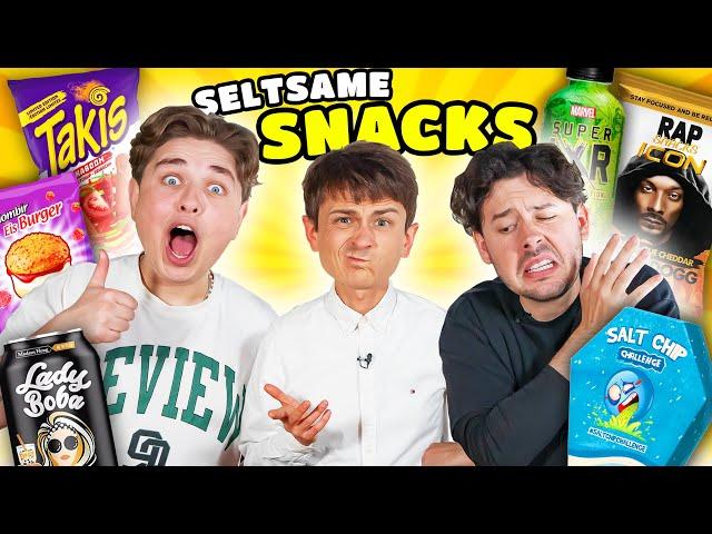 Wir ESSEN extrem seltsame SNACKS  + mit CrispyRob & Smiley