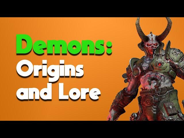 Demons origins, lore and weaknesses [Demon Codex Pages from Doom Eternal]