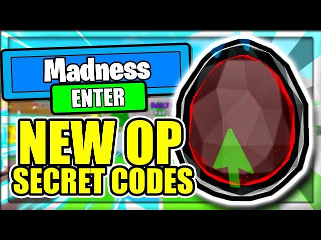 ALL *NEW* SECRET OP WORKING CODES! Clicker Madness Roblox