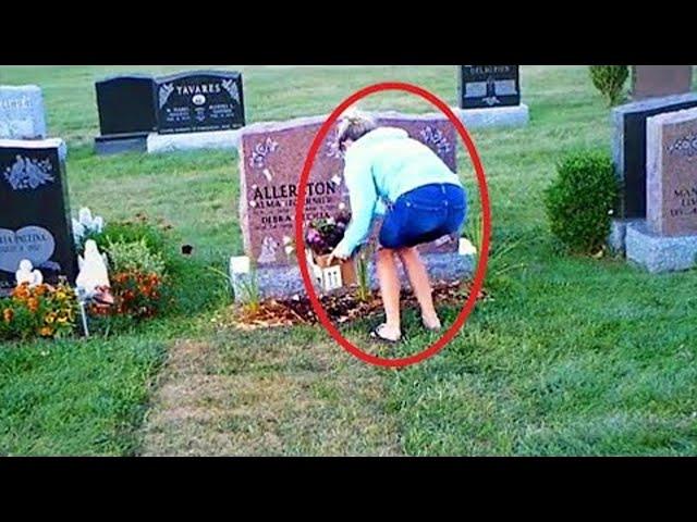 Parents hid a camera on their son's grave and revealed the terrible truth!