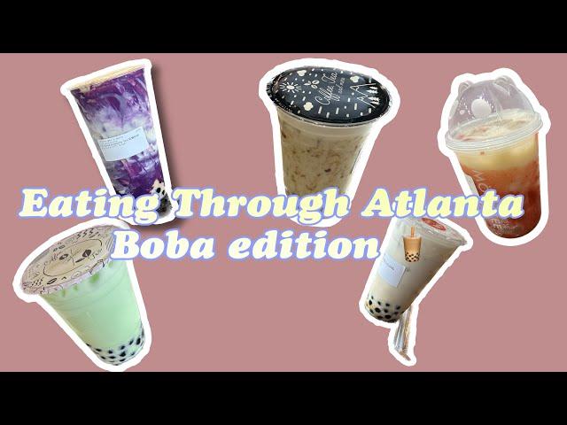 Eating Through Atlanta Boba edition Rating each locations boba and vibe!