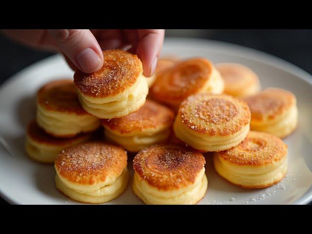 Ready for coffee and tea in just a few minutes! Only yogurt and flour! 3 perfect recipes!