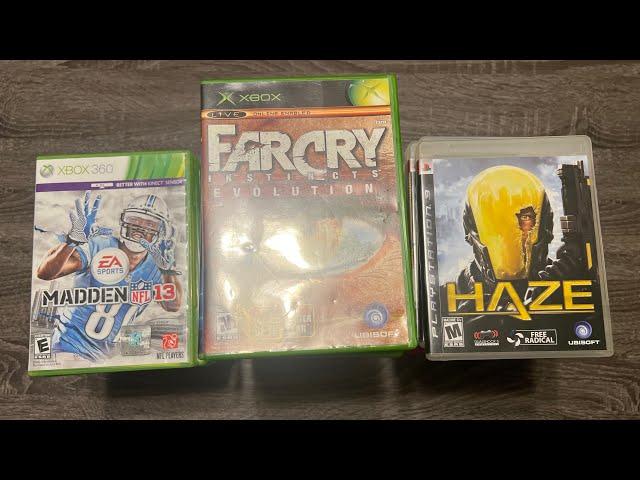 Massive game haul from Lukie games. Including my first PS3 haul.