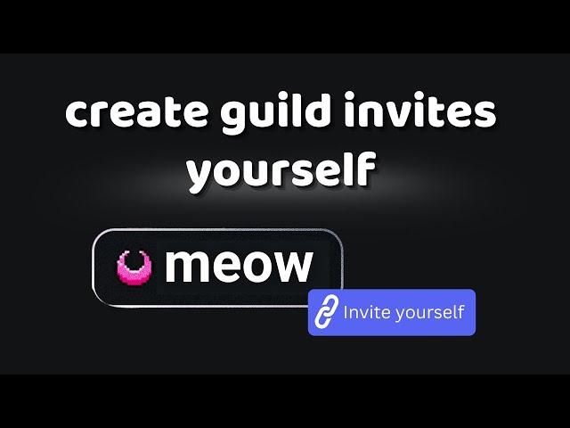 Create Invites to Any Discord Guild You Want Yourself