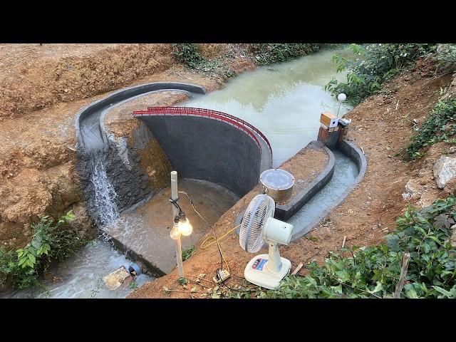 Construction of large capacity mini hydroelectric power plants