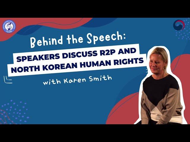 [R2P x NKHR 2023] Introducing Karen Smith and the principles of Responsibility to Protect.