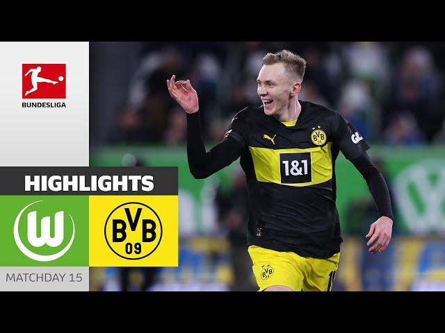 First Away Win! | VfL Wolfsburg - Borussia Dortmund | Highlights | Matchday 15 – Bundesliga 2024/25