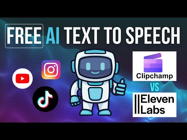 FREE AI text-to-speech app you can ACTUALLY use | ClipChamp vs ElevenLabs