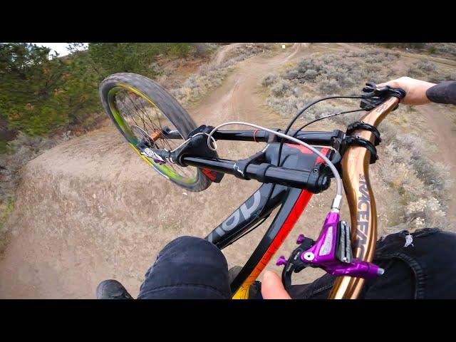 Riding The SMOOTHEST JUMP LINES at The Kamloops Bike Ranch! - Solo Ride