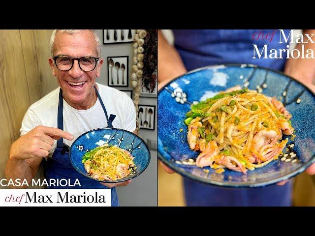 PASTA CON TOTANI e ASPARAGI *Davvero CREMOSA* Ricetta Facile e Veloce di Chef Max Mariola