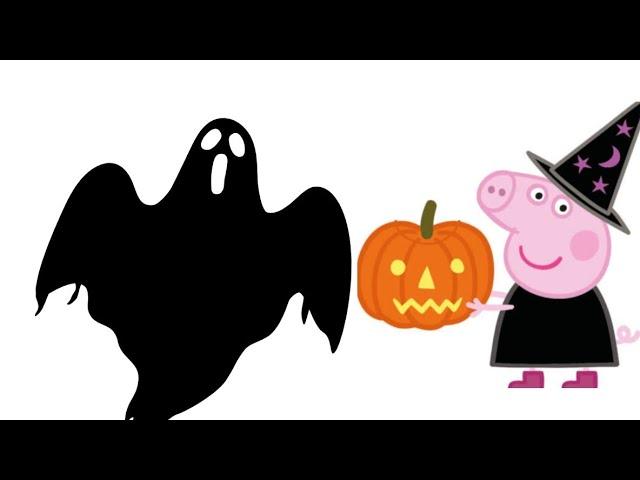 ghost guest comes to house | PEPPA PIG PARODY CLUB