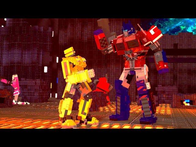 MINECRAFT BUMBLEBEE MOVIE Cybertron Opening Bumblebee Movie  | Minecraft Recreation