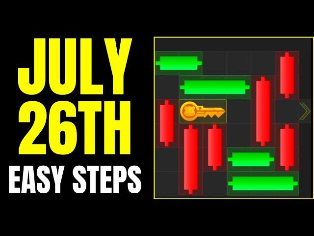 Hamster Kombat New Mini Game Challenge for 7TH KEY - 26 JULY 2024